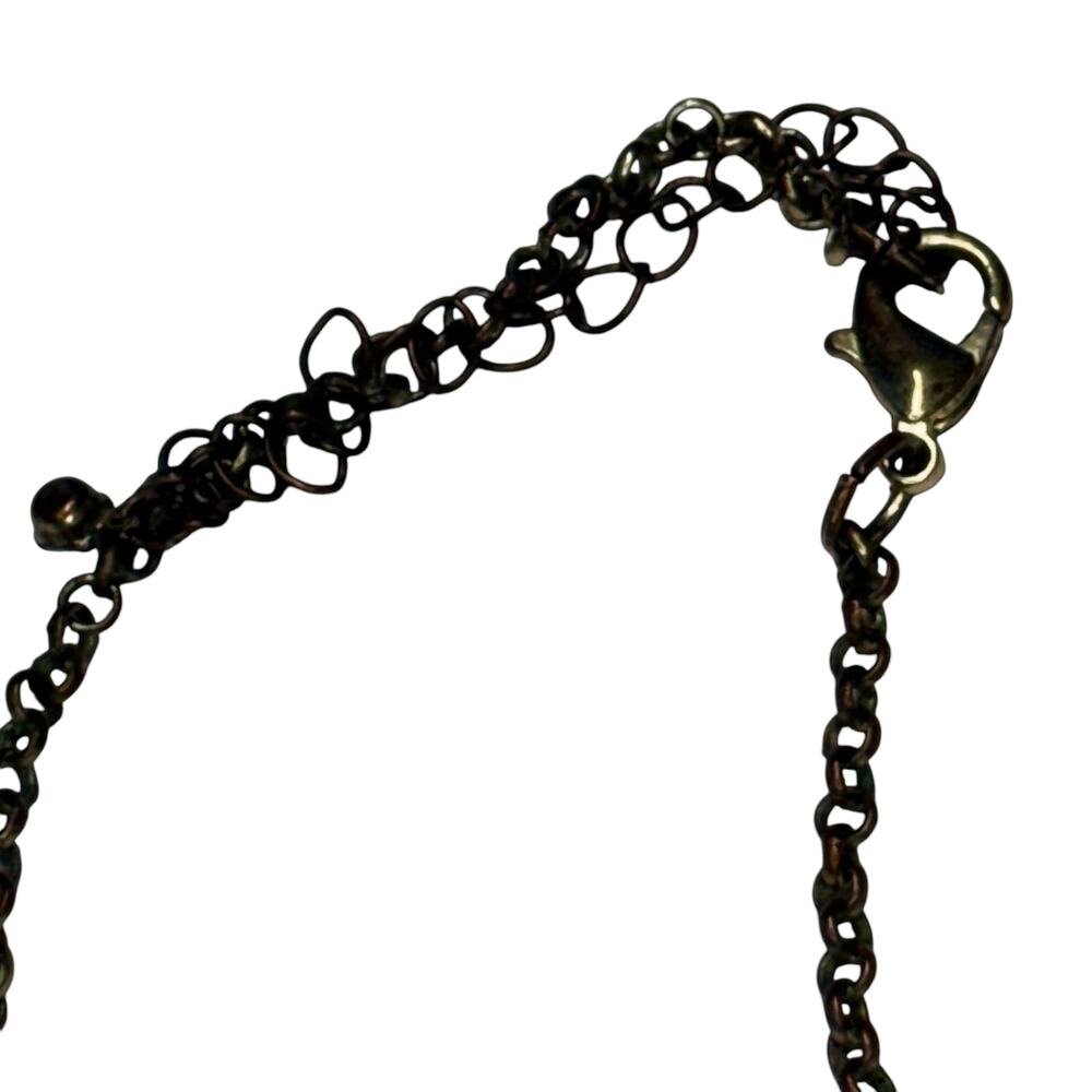 Antique Gold Chain Tassel Pendant Long Necklace - Picture 4 of 6